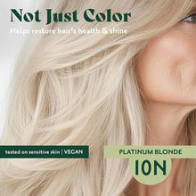 Permanent Hair Color Gel, 10N Platinum Blonde, by Herbatint, image #3