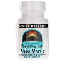 Phosphatidyl Serine Matrix 500 Mg, 30 Softgels, by Source Naturals