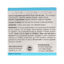 Pleo Muc Eye Drops 5X, by Sanum, image #2