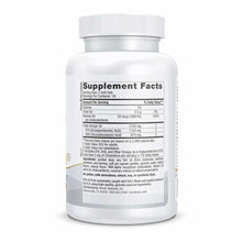 White bottle of ProOmega 2000-D supplement with white cap and label showing nutrition facts and ingredient information.