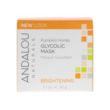 Pumpkin Honey Glycolic Mask, Brightening Formula, by Andalou Naturals