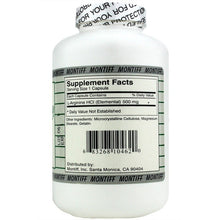 Pure L-Arginine HCl 500 Mg, 250 Capsules, by Montiff, image #2