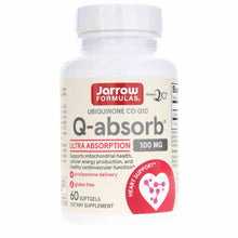 Q-Absorb Co-Q10 100 Mg, 60 Softgels, by Jarrow Formulas