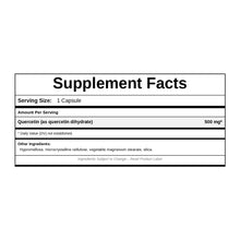 Quercetin 500, 60 Capsules, by NutriDyn