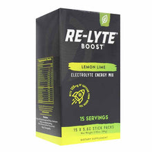 Re-Lyte Boost Energy Mix, Lemon Lime, 15 Sticks, by Redmond Life