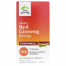 Red Ginseng HRG80 Energy Chewable, by Terry Naturally
