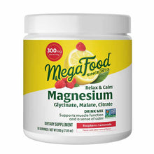 Relax + Calm Magnesium Powder, Raspberry Lemonade, by Megafood