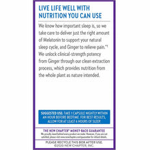 Restful Sleep And Pain Relief, 30 Veg Capsules, by New Chapter, image #3