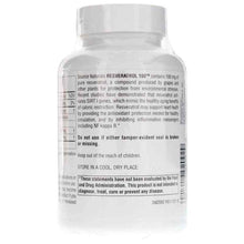 Resveratrol 100 Mg, 120 Veg Capsules, by Source Naturals, image #3