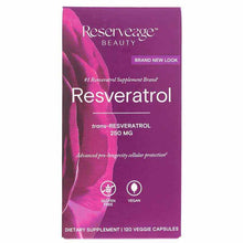 Resveratrol 250 Mg, 120 Veg Capsules, by Reserveage Nutrition