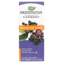 Sambucus Elderberry Sugar-Free Syrup, 4 Oz, by Natures Way