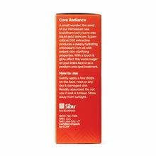 Red rectangular box of Sibu Beauty Sea Berry Seed Oil with white text and Sibu logo on front.