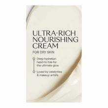 Weleda Ultra-Rich Nourishing Cream jar with cream-colored product visible and text describing benefits for dry skin.