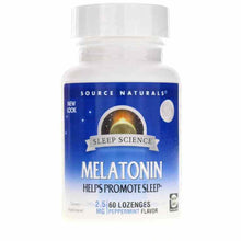 Sleep Science Melatonin 2.5 Mg Lozenges, Peppermint, 60 Lozenges, by Source Naturals