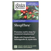 Sleep Thru, 60 Liquid Phyto Caps, by Gaia Herbs