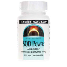 SOD Power 250 Mg Superoxide Dismutase, 60 Tablets, by Source Naturals