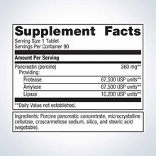 SpectraZyme Pancreatic Enzymes, 90 Tablets, by Metagenics, image #2