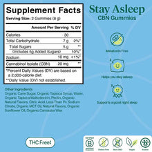 Stay Asleep Gummies 20 Mg CBN, 30 Gummies, by Charlottes Web, image #2