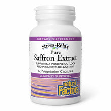 Stress-Relax Saffron Extract 60 Capsules, by Natural Factors