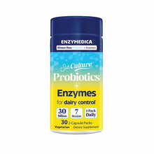 SubCulture Probiotics + Enzymes for Dairy Control, 60 Veg Capsules, by Enzymedica