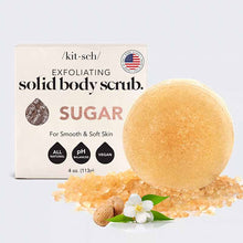 Sugar Exfoliating Body Scrub Bar, by Kitsch