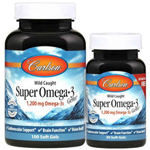 Super Omega-3 Gems 1,200 Mg, 130 Softgels Bonus, by Carlson Labs