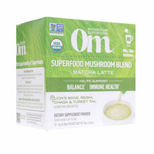 Superfood Mushroom Blend Matcha Latte, by Om Mushroom