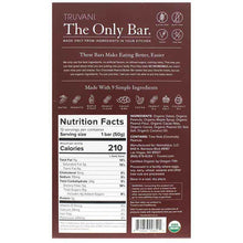 The Only Bar, Chocolate Peanut Butter, 12 Bars, by Truvani, image #2