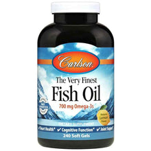 The Very Finest Fish Oil Softgel 700 Mg Omega-3s, by Carlson Labs