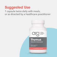 Thymus Natural Glandular, by Allergy Research Group, image #3