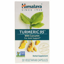 Turmeric 95 with Curcumin, 30 Veg Capsules, by Himalaya