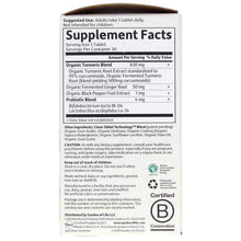 Turmeric Maximum Strength, 30 Veg Tablets, by Garden of Life mykind Organics, image #2
