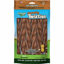 Twizzies Natural Dog Chews, Peanutty, 9 Inches, by Emerald Pet