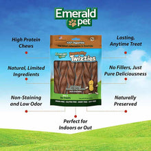 Twizzies Natural Dog Chews, Peanutty, 9 Inches, by Emerald Pet, image #2