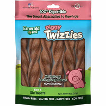 Twizzies Natural Dog Chews, Piggy, 6 Inches, by Emerald Pet