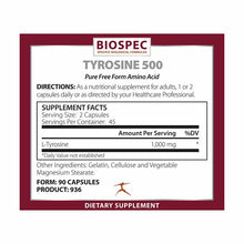 Tyrosine 500, by BioSpec, image #2