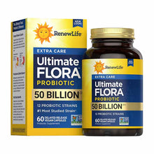 Ultimate Flora Probiotic 50 Billion Extra Care Formula, 60 Veg Capsules, by Renew Life