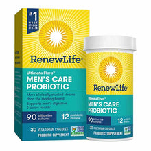 Ultimate Flora Probiotic 90 Billion Men's Care, 30 Veg Capsules, by Renew Life