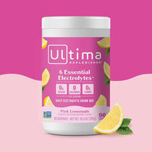 Ultima Replenisher Electrolyte Drink Mix, Pink Lemonade, 90 Servings, by Ultima Health Products