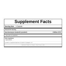 UltraBiotic Saccharomyces Boulardii, 60 Capsules, by NutriDyn