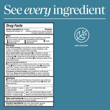 Drug Facts label for Umcka ColdCare drops showing active ingredient Pelargonium sidoides, uses, warnings, directions, and ina
