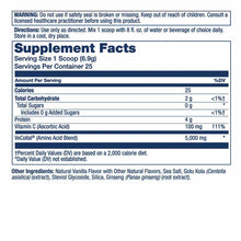 Vegan Collagen Booster, Natural Vanilla, by Solaray, image #2