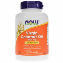 Virgin Coconut Oil 1000 Mg, by NOW Foods