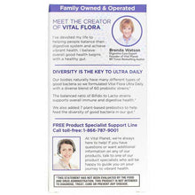 Vital Flora Ultra Daily Probiotic + Prebiotics Shelf Stable, 30 Veg Capsules, by Vital Planet, image #3