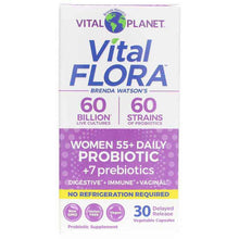 Vital Flora Women 55+ Probiotic + Prebiotics Shelf Stable, by Vital Planet