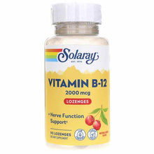 Vitamin B-12 2000 Mcg in Natural Cherry Flavor, by Solaray