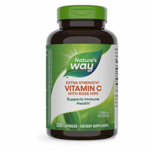 Vitamin C with Rose Hips Extra Strength, 250 Capsules, by Natures Way