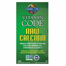 Vitamin Code Raw Calcium, 120 Veg Capsules, by Garden of Life