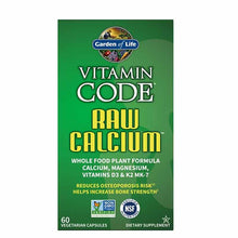 Vitamin Code Raw Calcium, 60 Veg Capsules, by Garden of Life