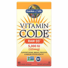 Vitamin Code Raw D3 5000 IU (125mcg), by Garden of Life